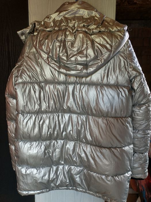 Kurtka srebrna młodzieżowa damska