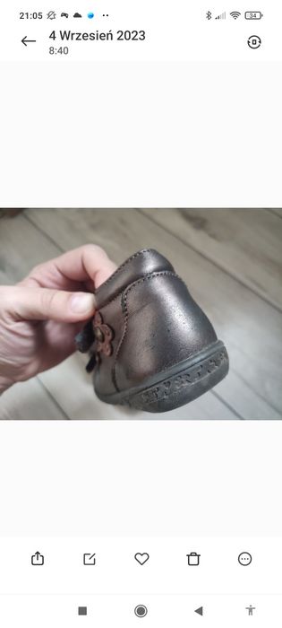 Buty bopy 25 dziewczynka