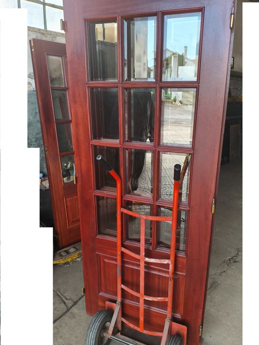 3-Portas de mogno com algumas ferragens altura 2M lagura 80CM