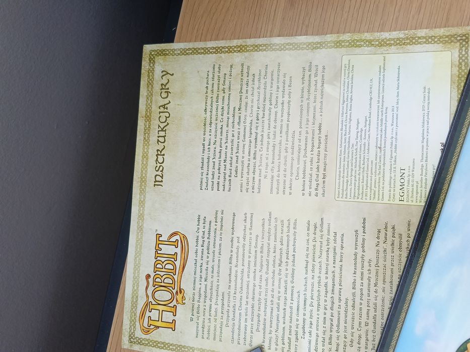 Hobbit gra planszowa