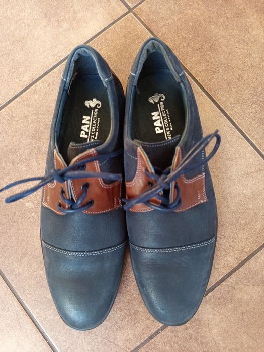 Buty męskie skórzane