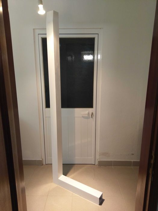 Tubo alumínio lacado branco