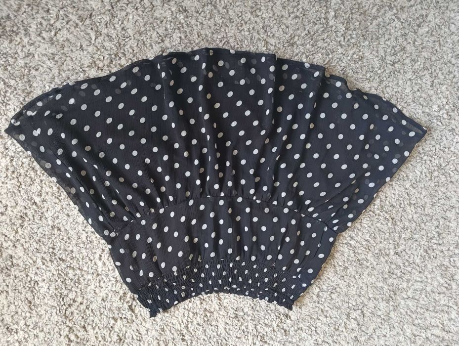 Spódnica mini w kropki groszki grochy Orsay 36