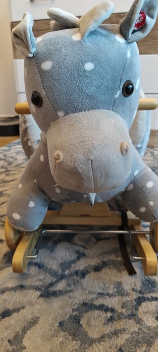 Kinderkraft konik z funkcją jeździka gray