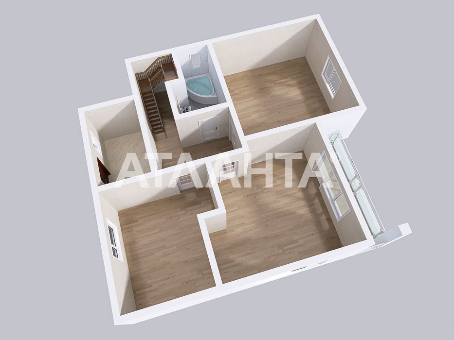 Прода окремостоячого будинку у с. Малехів на пагорбі