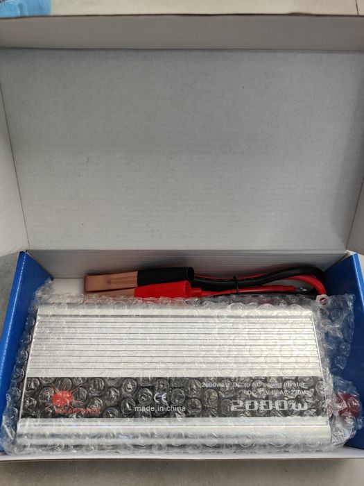 Przetwornica 12V DC -> 230V AC 2000W/1000W