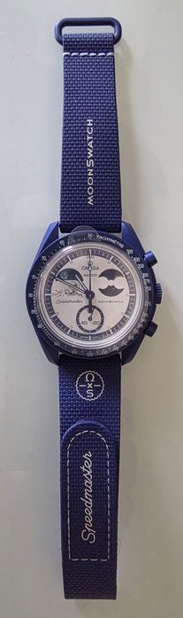 Relogio OMEGA x Swatch Speedmaster Moonswatch Mission to Earthphase
