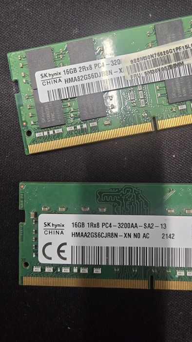 Pamięć RAM do laptopa ddr 32 gb 2 po 16