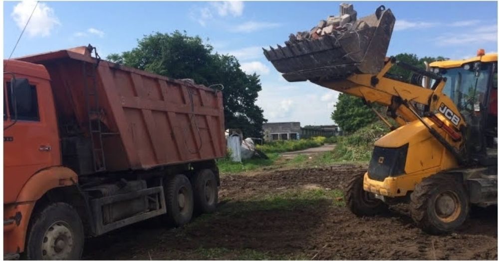 Чистка снега, Услуги, аренда экскаватора, услуги трактора JCB, аренда