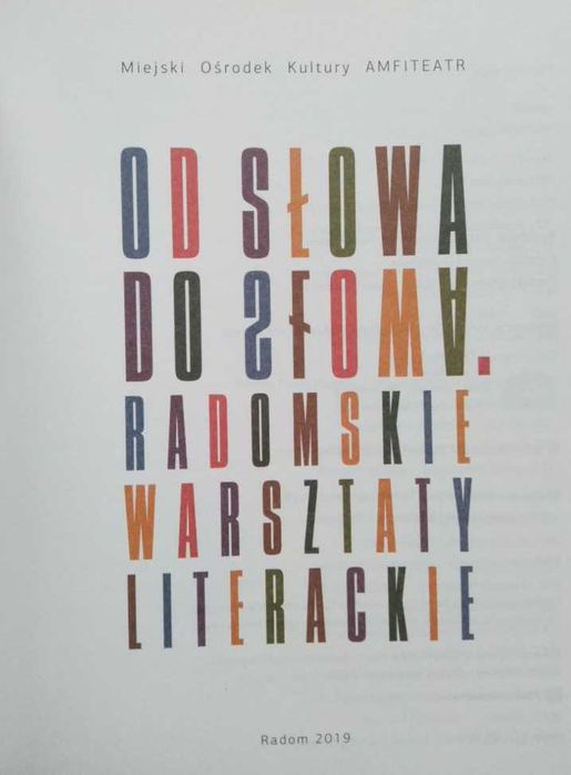 książki z warsztatów literackich