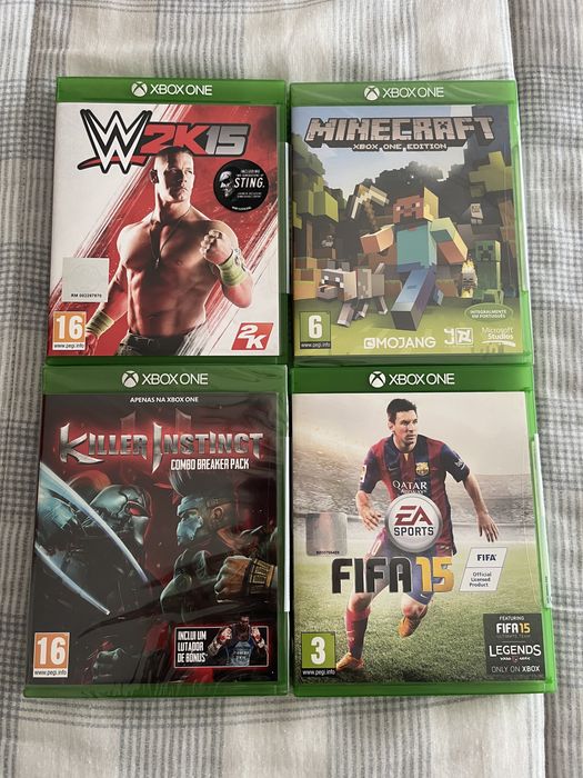 Conjunto 4 jogos Xbox One