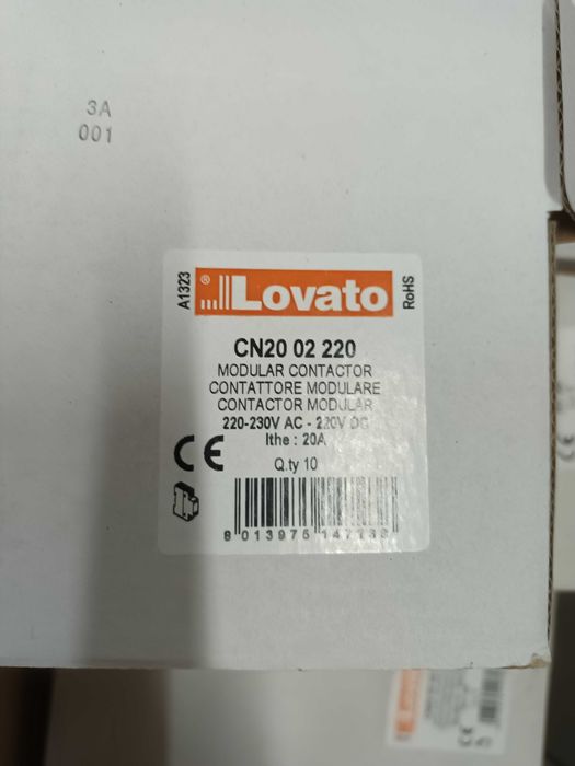 Contactor Lovato 20A - 2Pontos