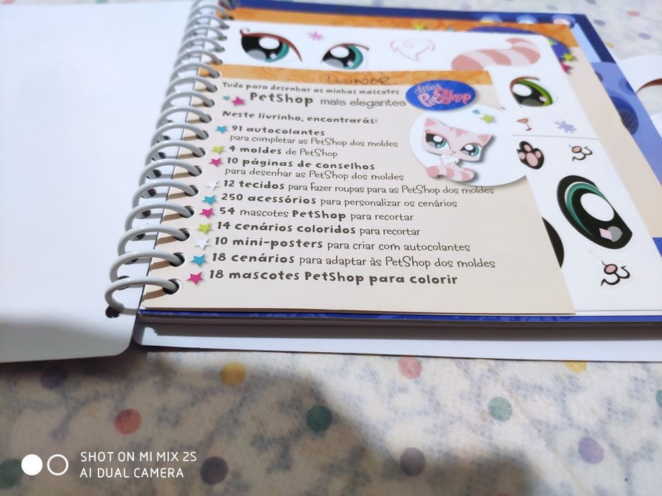 Livro novo littlest pet shop para colorir