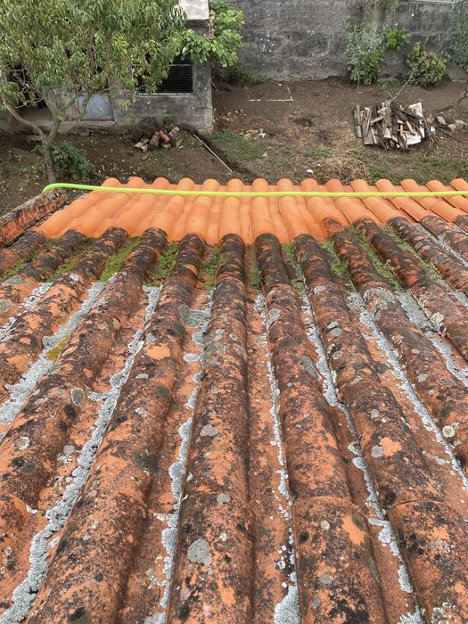 Lavagens de telhados muros fachadas