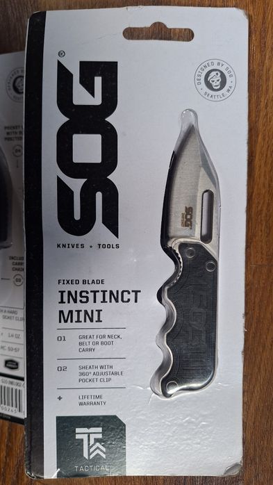 Nóż taktyczny,survivalowy SOG Instinct mini,nóż myśliwski.