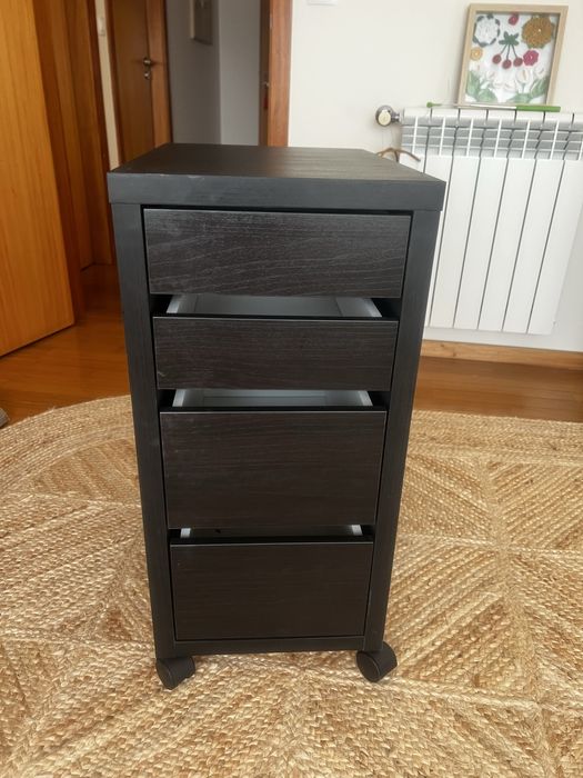 Secretária mais módulo de gavetas MICKE/Ikea