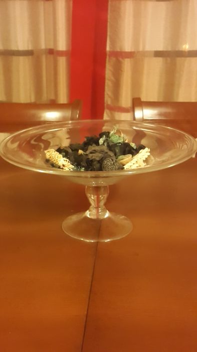 Taça decorativa em vidro italiano IVV