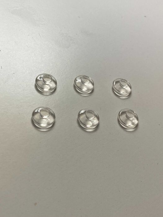 6 Borrachas Redondas Almofadas de Nariz para Óculos NOVAS