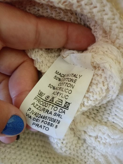 Sweter damski w kwiatki