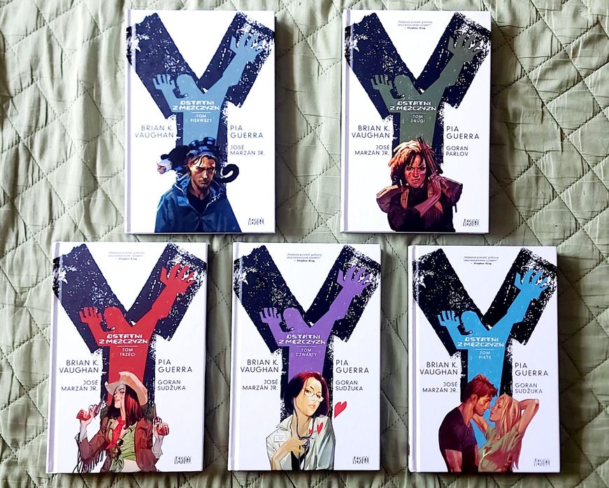 Y ostatni z mężczyzn - Brian K. Vaughan, Pia Guerra (tomy 1-5) - Egmont