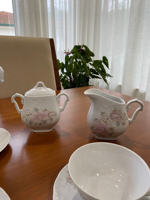 Jogo de chá novo Vista Alegre