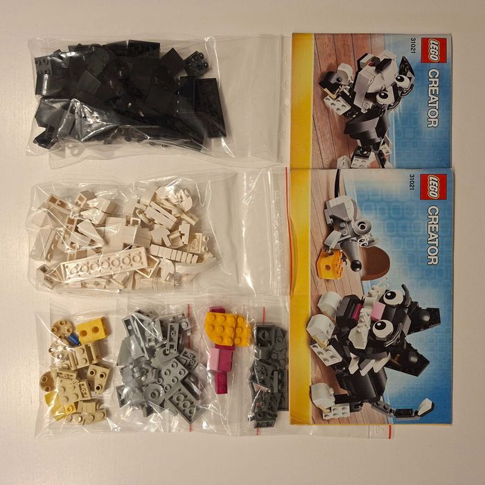 Lego Creator 31021 , 3w1 Futrzaste stworzenia, kot, mysz, królik,