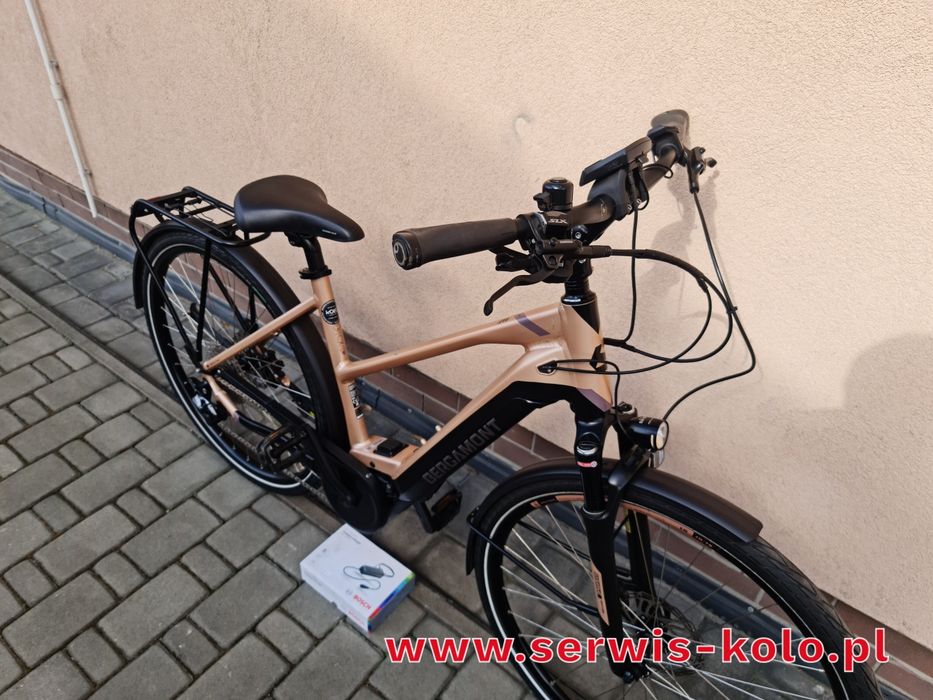 Rower elektryczny damski damka BERGAMONT koła 28 SHIMANO SLX aluminium