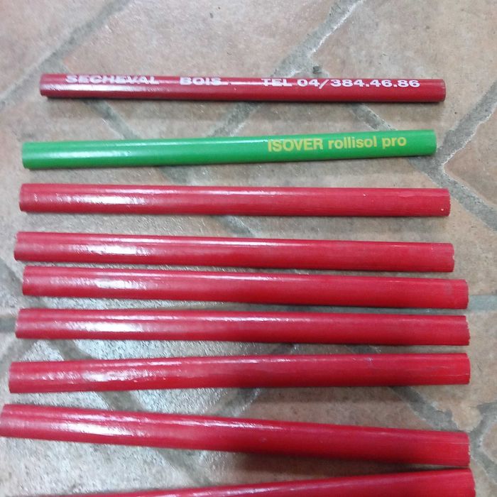 Lápis de carpinteiro, com 17cm