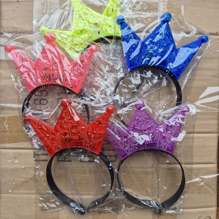 Светящиеся обручи, ушки Микки, корона, единорог