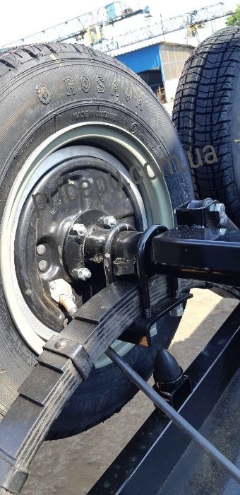 Причеп Двовісний. Гальмівний Двухосний прицеп легковий. Причіп 3.2*1.5