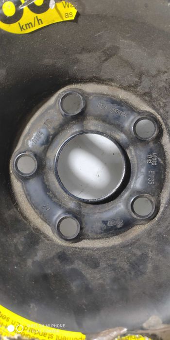 Koło dojazdowwe 125/80R17 GOODYEAR AUDI 5x112 AUDI jak NOWA