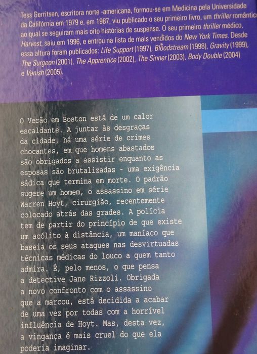 O Aprendiz de Tess Gerritsen