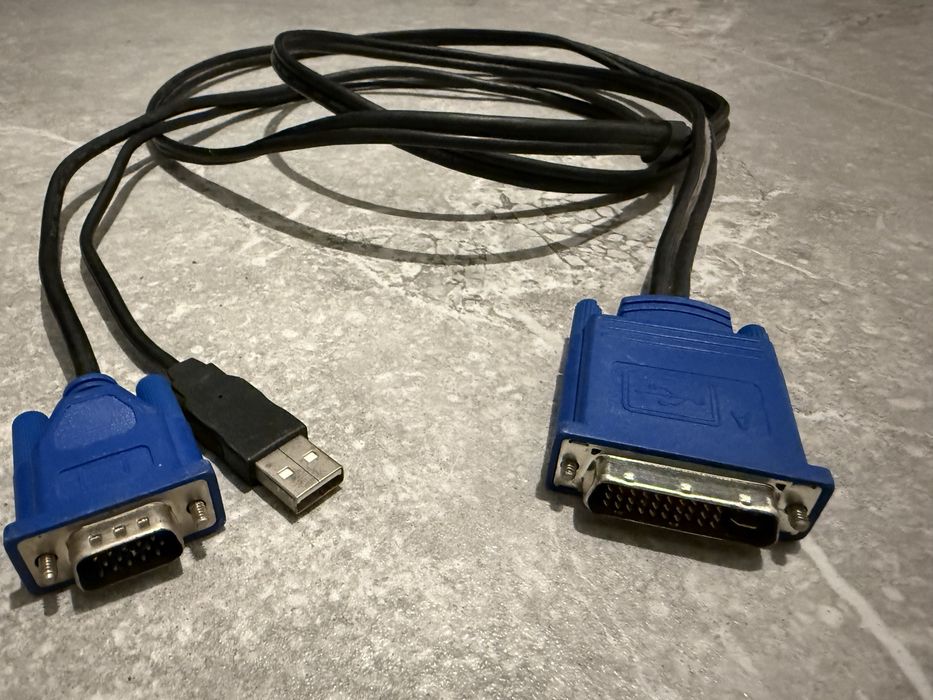 DVI kabel M1-DA 30+5 pin VGA Dual link+ USB  1.8m