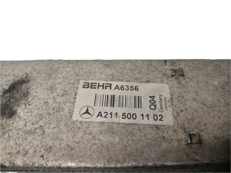 Radiador do intercooler MERCEDES-BENZ Classe E (W211)