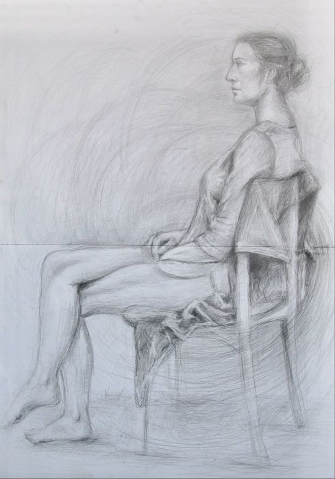 Studium rysunkowe postaci