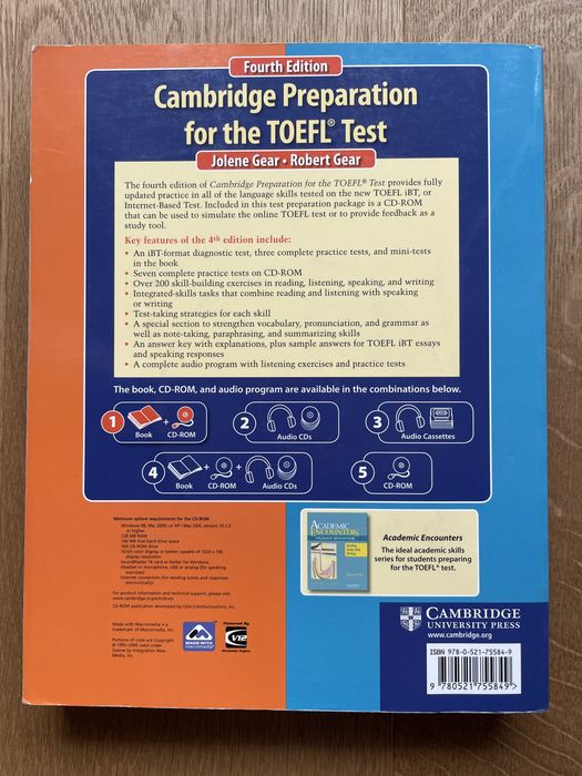 Cambridge Preparation for the TOEFL Test