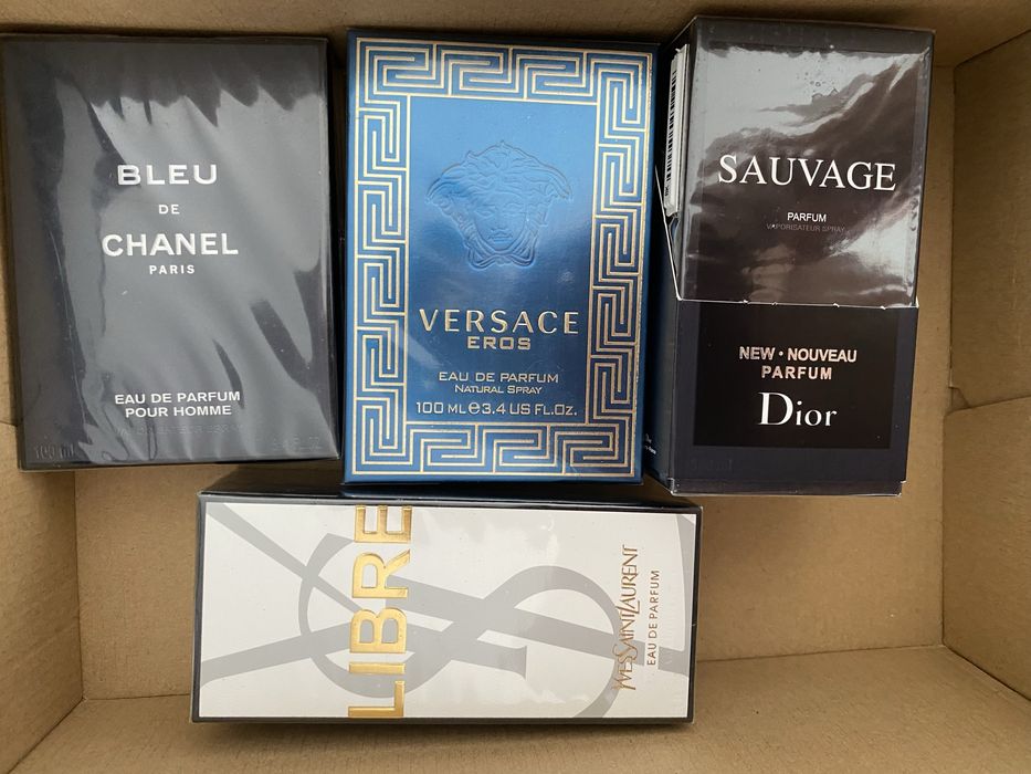 Perfumy dior sauvage/ ysl libre/ versace eros/ bleu de chanel