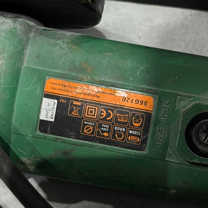 Szlifierka Kątowa TECFORM 2000 W  - 56G120 | Używana |