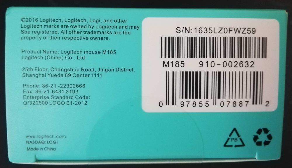 Mysz bezprzewodowa Logitech M185