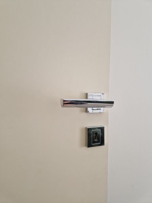 Klamki NOMET MARINA biały chrom 2x pokój 2x WC