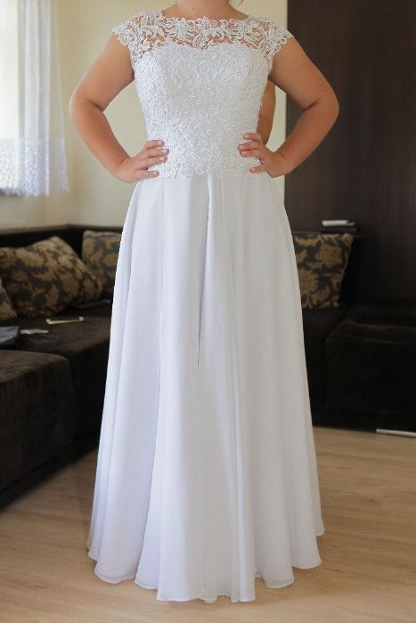 Suknia Ślubna top+pasek Gala model Pamela