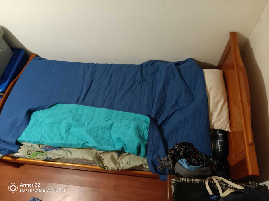 Cama Pinho Maciço (Solteiro)