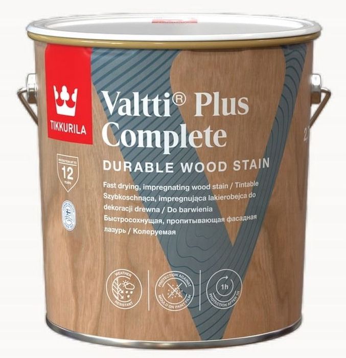TIKKURILA Valtti Plus Complete Baza 2,7l - lakierobejca szybkoschn. sa
