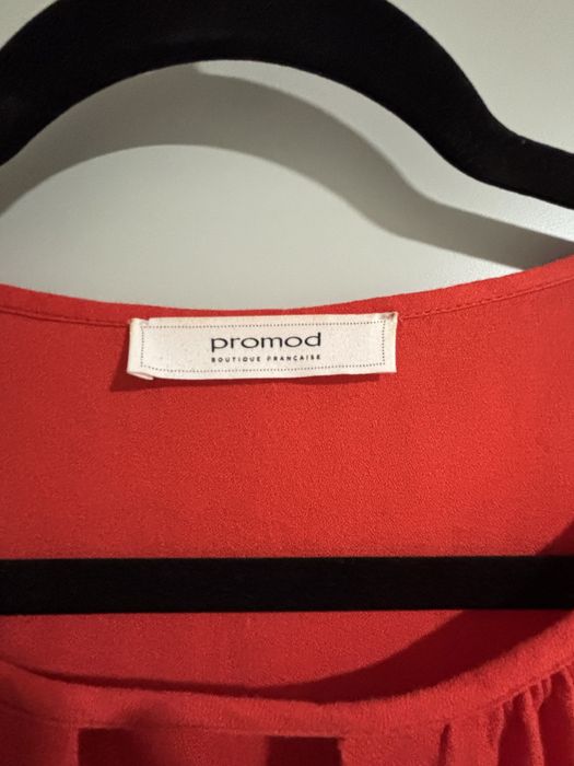Vestido laranja L Promod