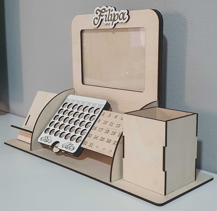 Mãe (Organizador de secretária personalizado)