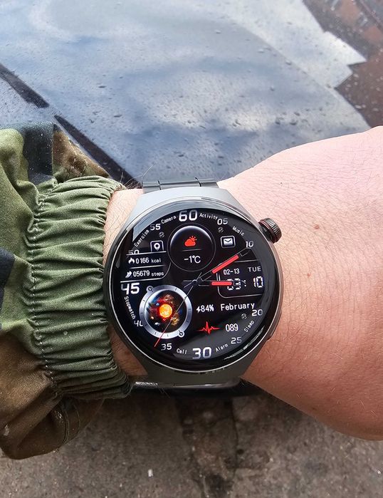 Watch GT 4 PRO smartwatch/amoled/3 paski