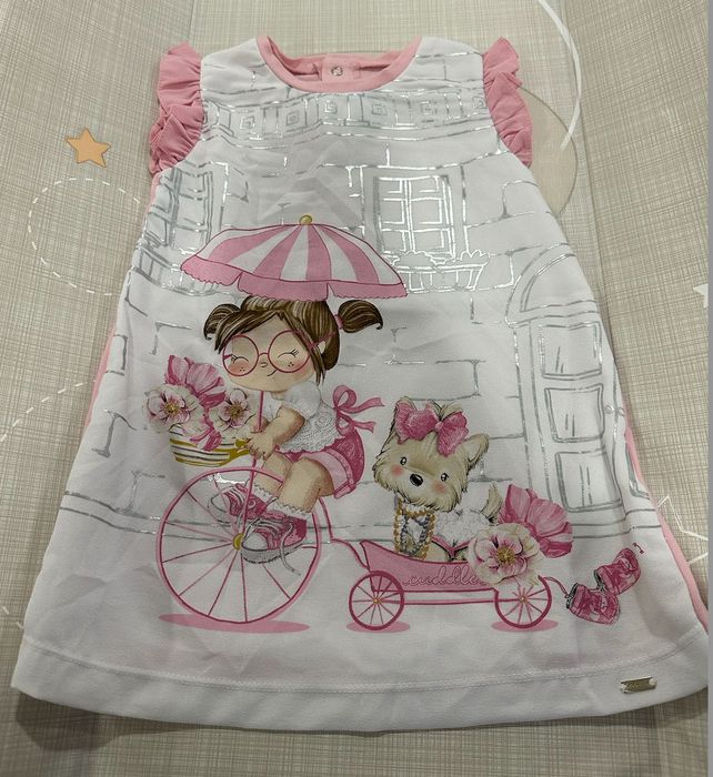 Vestido / Túnica Rosa Mayoral (18M)