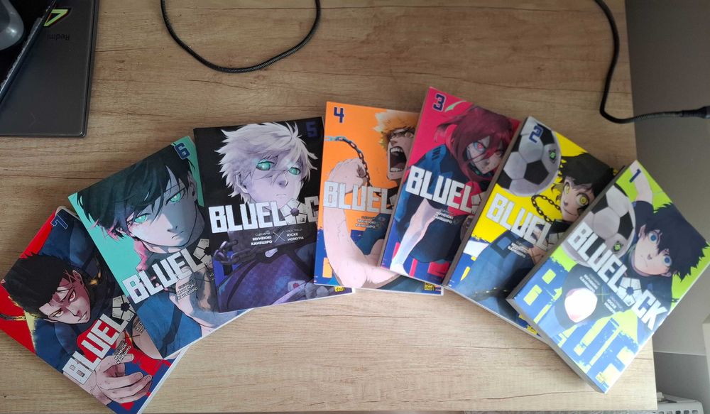Манга blue lock, 7 томів