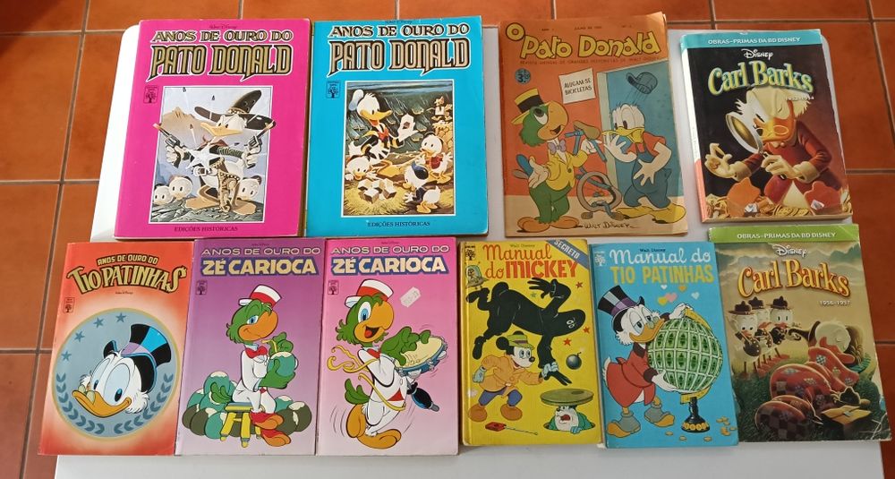 29 Albuns Mickey, Donald, Basílio, Os Cinco, etc