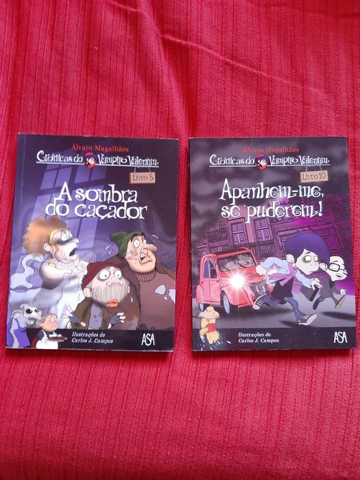 Livros da coleção "Crónicas do vampiro valentim"